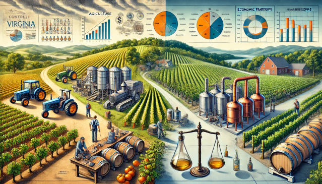 Agriculture, Alcohol, and Economic Tradeoffs A Comprehensive Analysis of Farming Impacts and Controlled Alcohol Commerce in Virginia