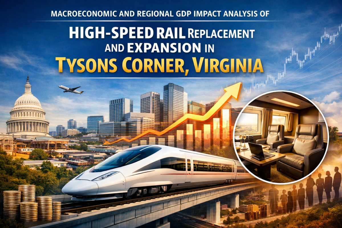 Macroeconomic and Regional GDP Impact Analysis of High-Speed Rail Replacement and Expansion in Tysons Corner, Virginia