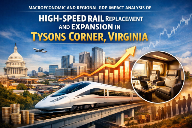 Macroeconomic and Regional GDP Impact Analysis of High-Speed Rail Replacement and Expansion in Tysons Corner, Virginia